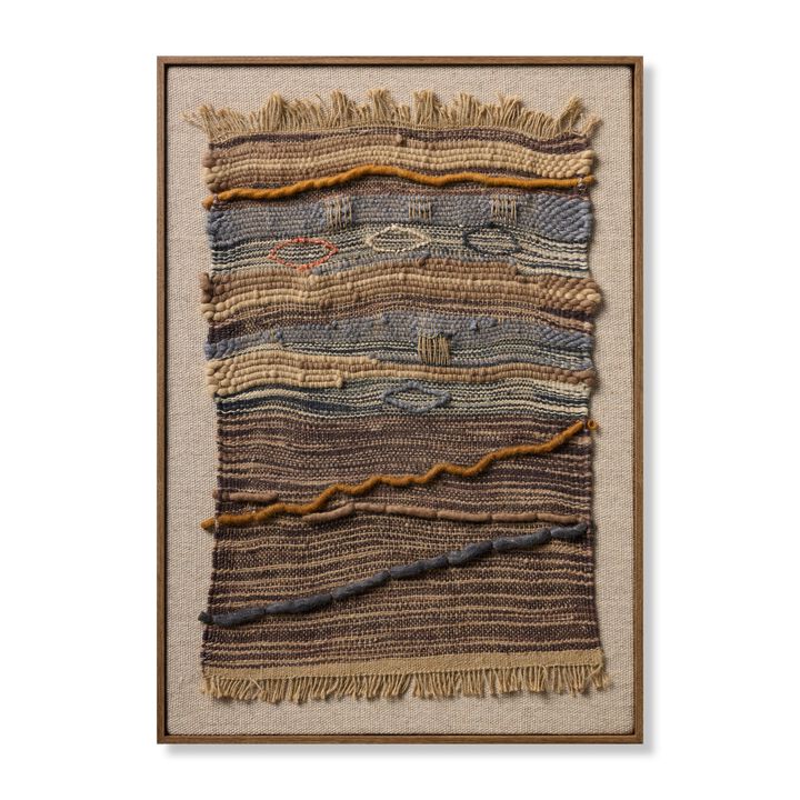 Landfall Brown/Orange 2'7"x3'4" Wall Art